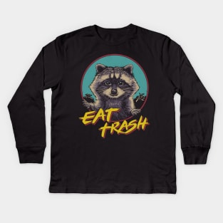 Eat Trash Kids Long Sleeve T-Shirt